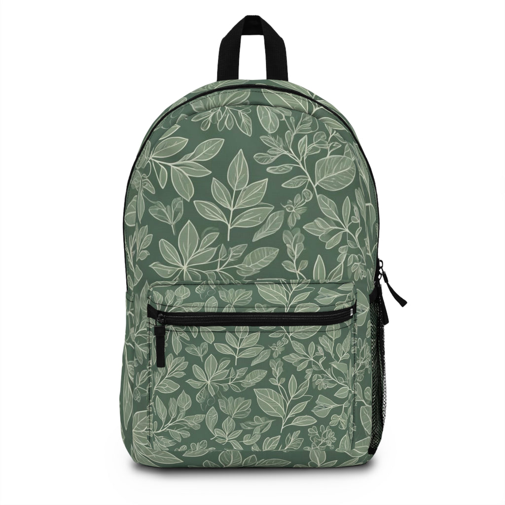Backpack Leaf Pattern Bag
