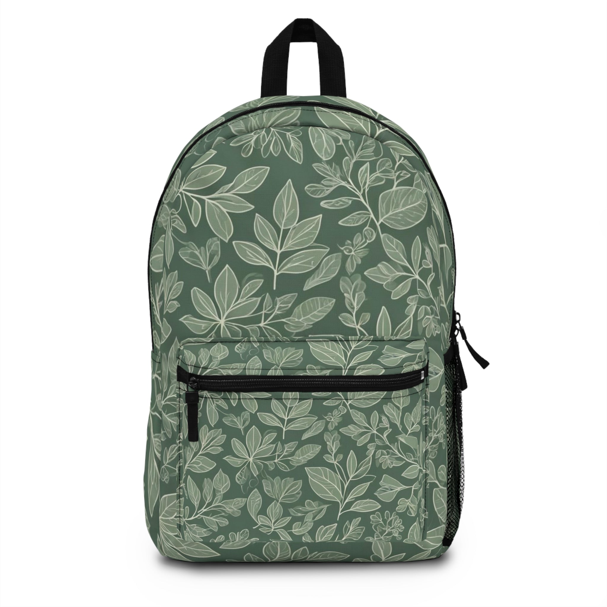 Backpack Leaf Pattern Bag