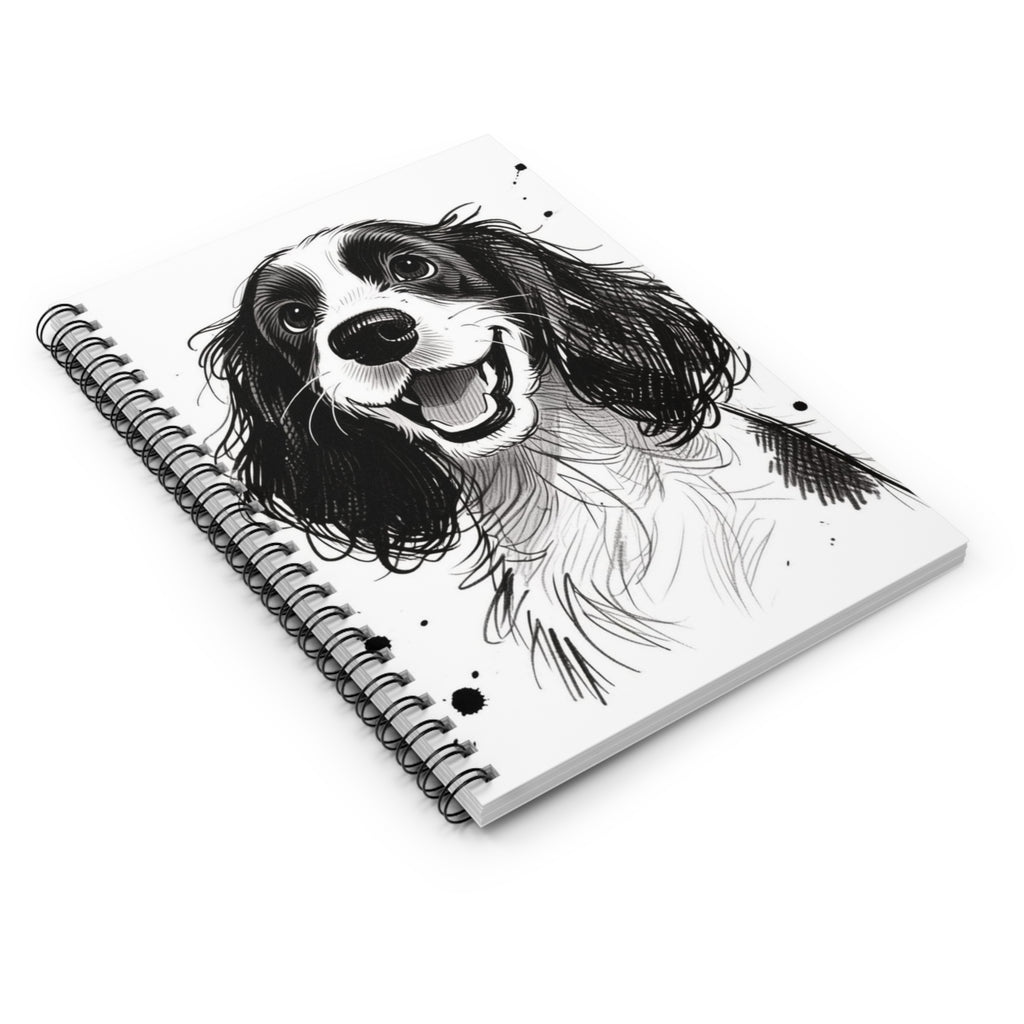 Dog Spiral Notebook - Ruled Line