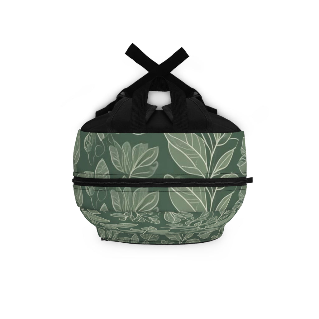 Backpack Leaf Pattern Bag