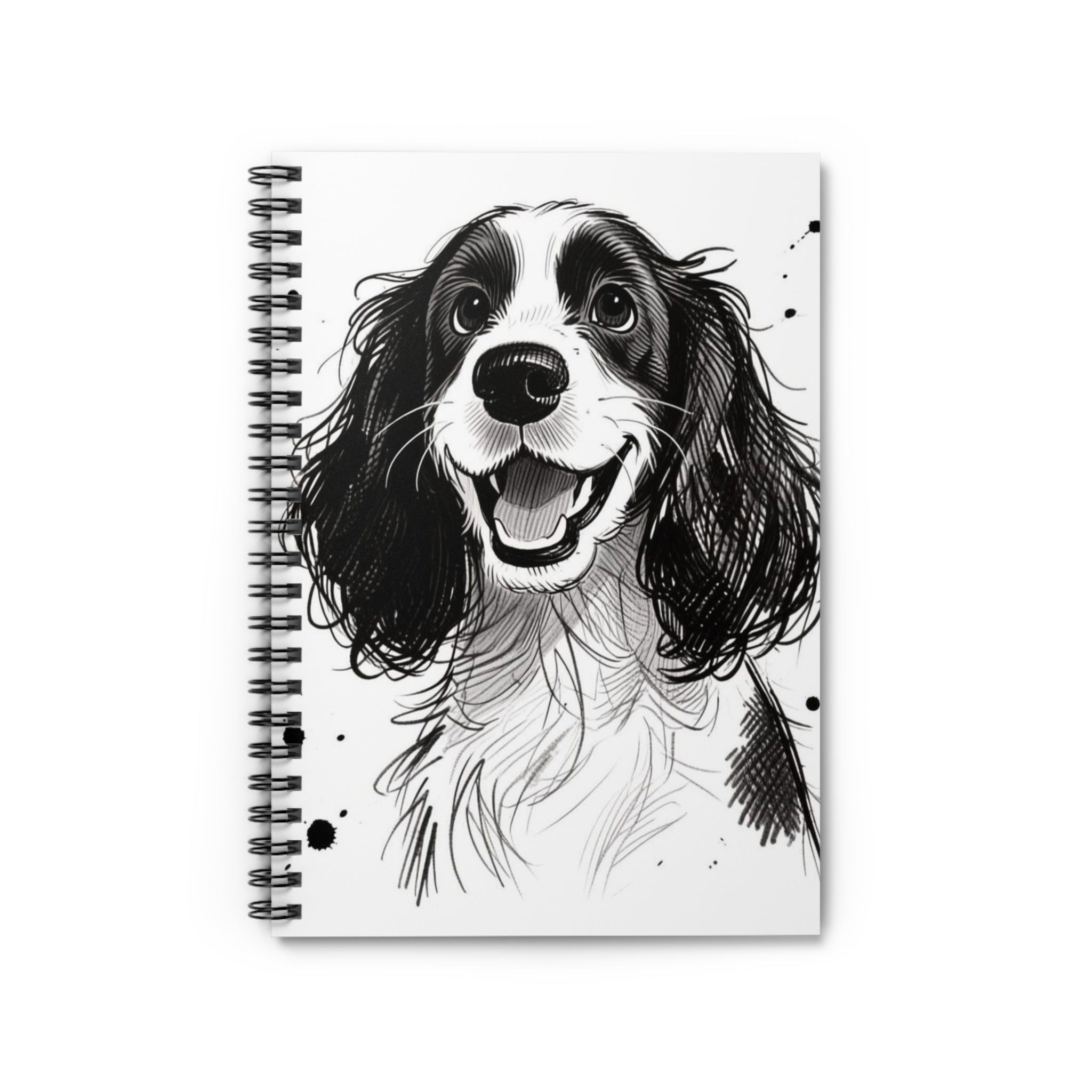 Dog Spiral Notebook - Ruled Line
