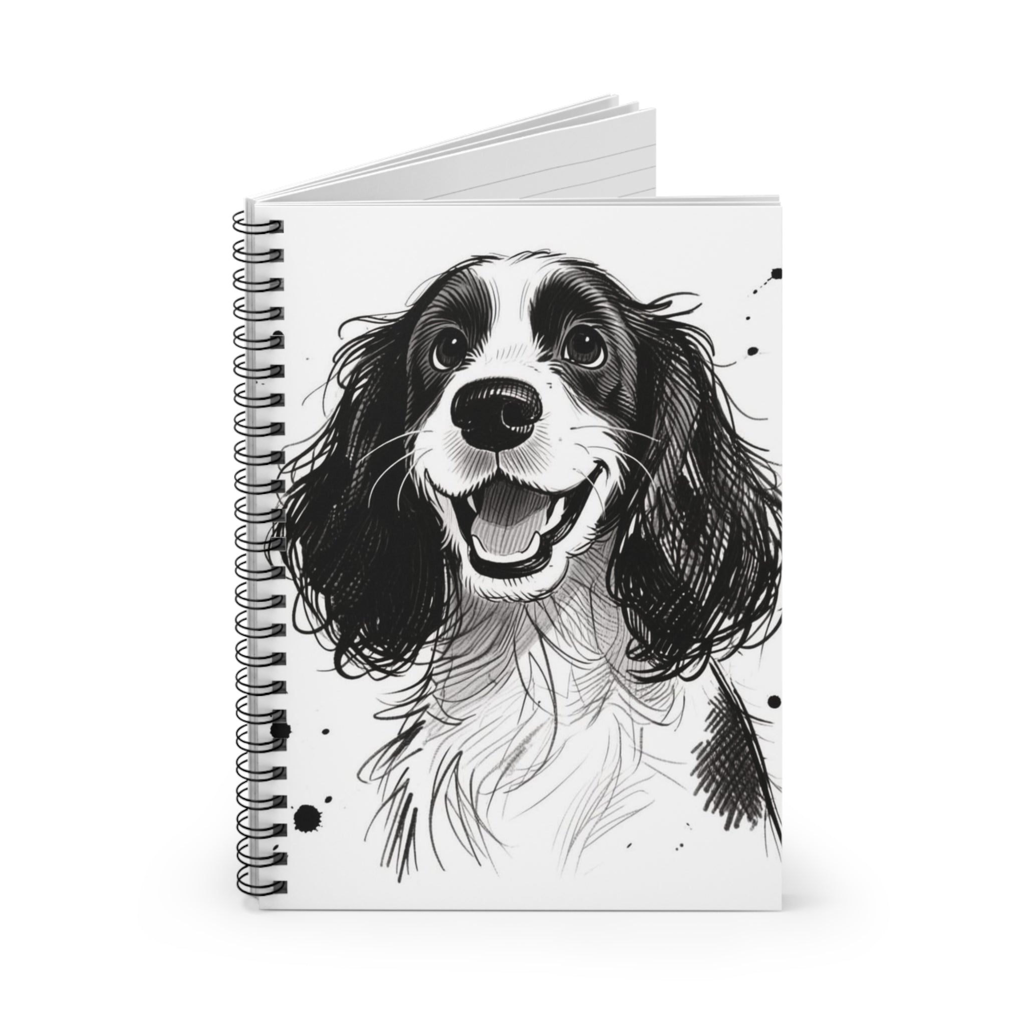 Dog Spiral Notebook - Ruled Line