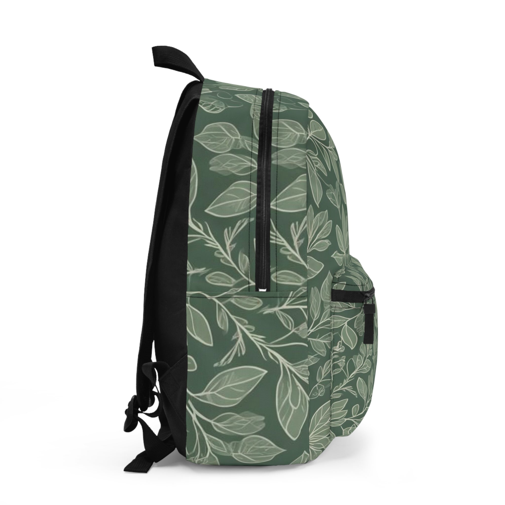 Backpack Leaf Pattern Bag
